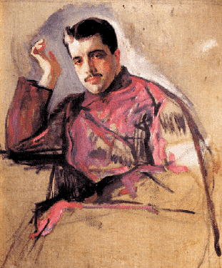 Валентин Серов. Портрет С.П. Дягилева. 1904