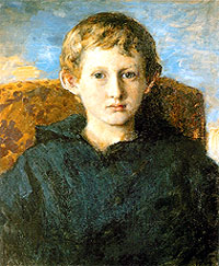 Портрет Бориса Васнецова, сына художника. 1889. Государственная Третьяковская галерея, Москва
