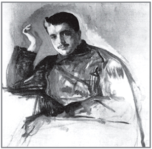 В. Серов. Портрет С. Дягилева. 1904
