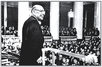 И Стравинский в Большом зале Ленинградской филармонии. 1962