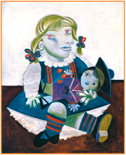 Портрет Майи с куклой